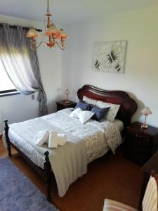 Postel nebo postele na pokoji v ubytování Casa do Vale