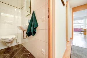 Koupelna v ubytování Charmante Ferienwohnung Residence Colrosa in Brand