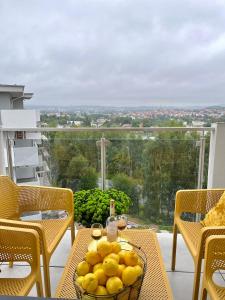 Balkón alebo terasa v ubytovaní Apartament Cobena