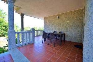 Balkón alebo terasa v ubytovaní Casa con jardín próxima a Vilagarcía de Arousa