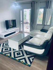 TV a/nebo společenská místnost v ubytování Résidence Le Vieux Lyon