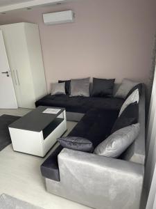 Posezení v ubytování Classic Silver Apartman
