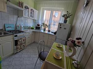 Kuchyňa alebo kuchynka v ubytovaní Bogusz