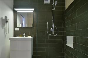 Koupelna v ubytování Palazzo Kapece