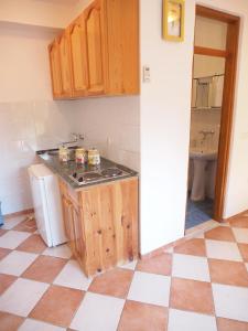 Kuchyň nebo kuchyňský kout v ubytování Apartments and rooms with parking space Orebic, Peljesac - 10191