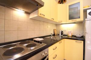 Kuchyňa alebo kuchynka v ubytovaní Apartment Orebic 10097a
