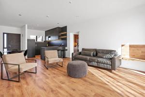 Posezení v ubytování Grand Suites Lake Tekapo