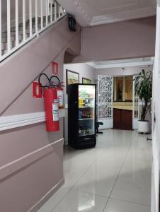 Kuchyň nebo kuchyňský kout v ubytování Hotel Maraja 9 de julho