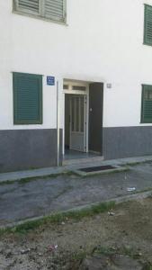 an entrance to a building with a door in it at Apartments with a parking space Split - 11726 in Split