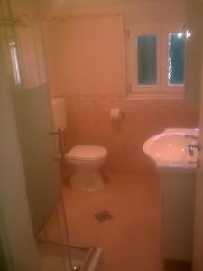 a bathroom with a toilet and a sink at Holiday house with WiFi Susak, Losinj - 11911 in Susak