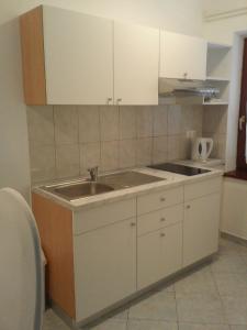 Kuchyňa alebo kuchynka v ubytovaní Apartments with a swimming pool Crikvenica - 12116