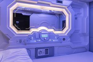 an image of a room with a medical machine at CAPS LOCK Airport Hotel in Astana