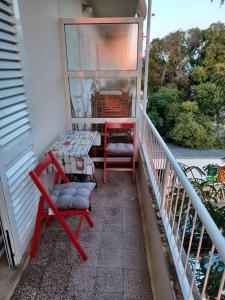 Balkón nebo terasa v ubytování Two bedroom Apartment Libertas + 5 fotografií