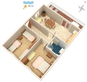 Fotografie z fotogalerie ubytování Apartments by the sea Mastrinka, Ciovo - 1005 v Trogiru