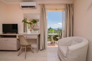TV a/nebo společenská místnost v ubytování Hotel Varres