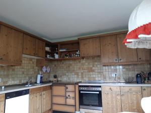 Kuchyňa alebo kuchynka v ubytovaní Ferienwohnung Schatzhof