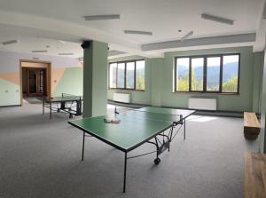 Stolný tenis v ubytovaní Ведмежа гора Family Resort & Spa alebo v jeho okolí