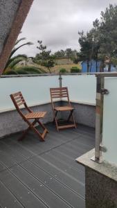 Balkón nebo terasa v ubytování Casa completa - Camiño dos faros - Atlantico Malpica