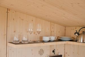 Η κουζίνα ή μικρή κουζίνα στο Sleep Space 4 - Hooksiel im Wangerland