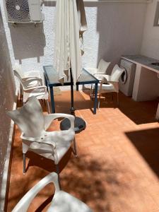 Posezení v ubytování Fabuloso apartamento,1a línea de playa a estrenar.