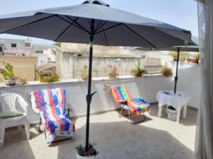 Balcone o terrazza di Casa dello Scoglio nel mare