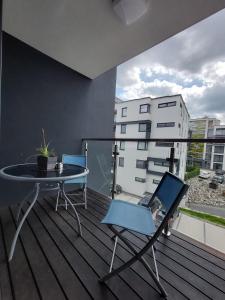 Balkón alebo terasa v ubytovaní Apartament pod Szyndzielnią, Dębowiec