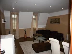 Posezení v ubytování Apartmán Dr. Engla + 2 fotografie