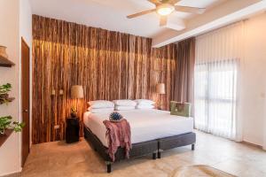 Postel nebo postele na pokoji v ubytování Hotel Arena