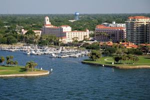 a view of a city with boats in the water at 1620 - Short Term Available message Jo-An in St Petersburg