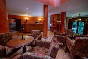 Posezení v ubytování Hotel Portón Bogota