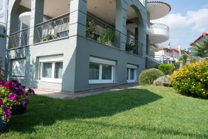 Vonkajšia záhrada v ubytovaní Apollon house