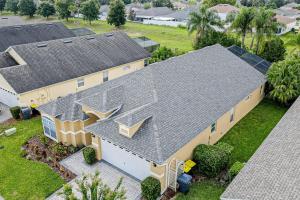 an aerial view of a house with a roof at Sundrop Villa in Davenport