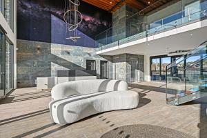 Posezení v ubytování Grand Suites Lake Tekapo