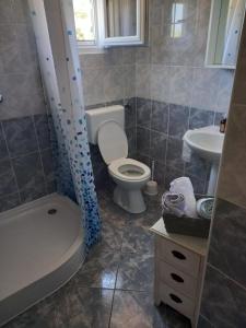 Koupelna v ubytování Secluded holiday house Cove Nevidjansko Polje, Pasman - 12806