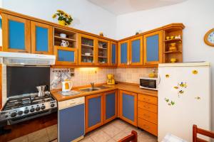 Kuchyň nebo kuchyňský kout v ubytování Apartments by the sea Mandre, Pag - 13015