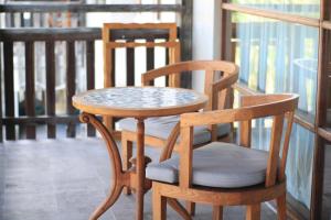Amnaya Resort Nusa Dua的休息区