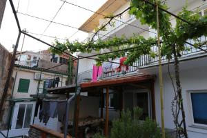 Balkón nebo terasa v ubytování Apartments by the sea Gradac, Makarska - 13181