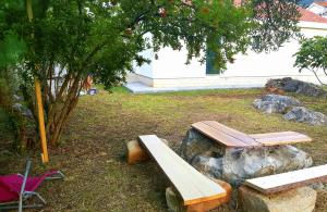 Vonkajšia záhrada v ubytovaní Seaside holiday house Mali Ston (Peljesac) - 13443