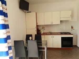 Kuchyňa alebo kuchynka v ubytovaní Apartment Nin 13571a