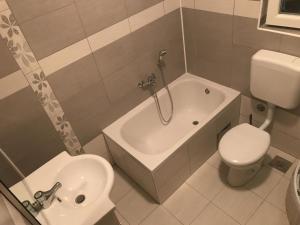 Koupelna v ubytování Apartments by the sea Ljubac, Zadar - 14593