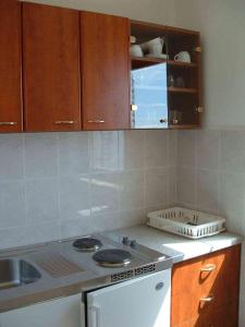 Kuchyňa alebo kuchynka v ubytovaní Apartments by the sea Lokva Rogoznica, Omis - 14853
