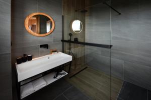 Kúpeľňa v ubytovaní APLEND Hotel Ovruč