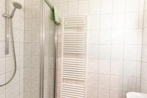 Koupelna v ubytování Hotel-Pension Fünfhaus