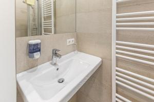 Koupelna v ubytování Hotel-Pension Fünfhaus