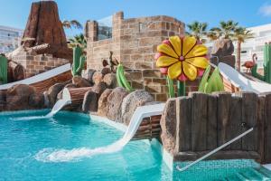 a water slide at the walt disney world resort at Iberostar Selection Lanzarote Park in Playa Blanca