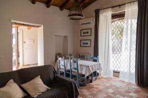A bed or beds in a room at La Cantina Villa di campagna
