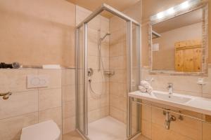 Koupelna v ubytování Appartement Hofmann