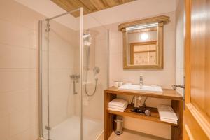 Koupelna v ubytování Appartement Hofmann