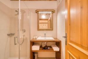 Koupelna v ubytování Appartement Hofmann