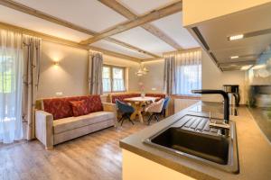 Posezení v ubytování Appartement Hofmann